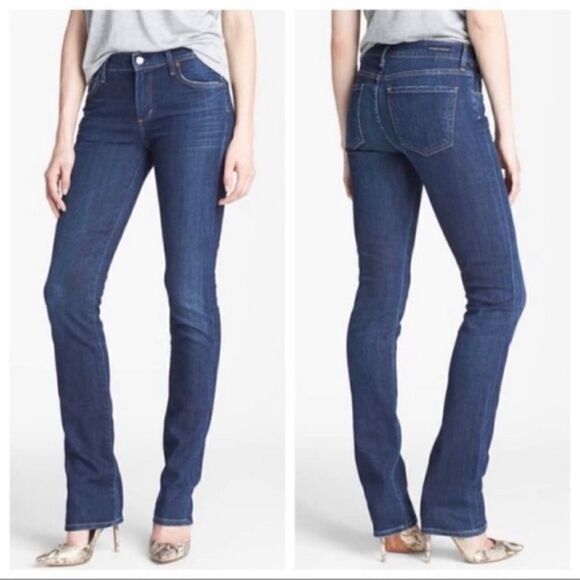 Citizens Of Humanity by Revolve Elson Medium Rise Straight Leg Jeans Blue 0/25 - Picture 1 of 13